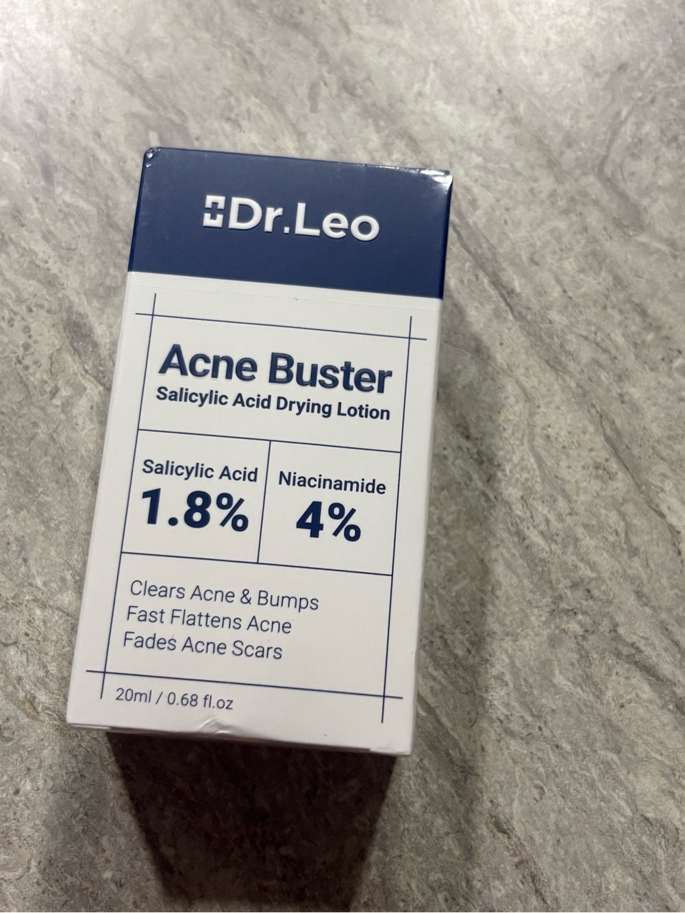 Dr Leo Acne Buster Salicylic Acid Drying Lotion - Blue/White
